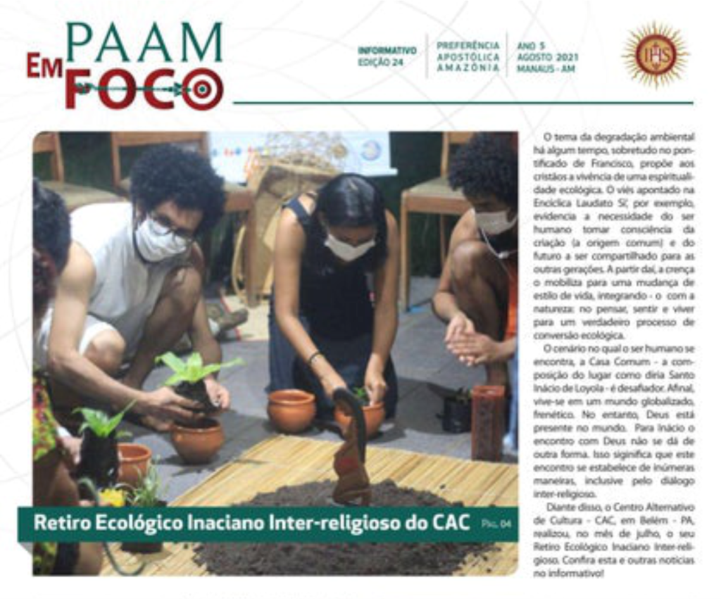 Informativo PAAM em Foco – Edição 24 – Agostol de 2021