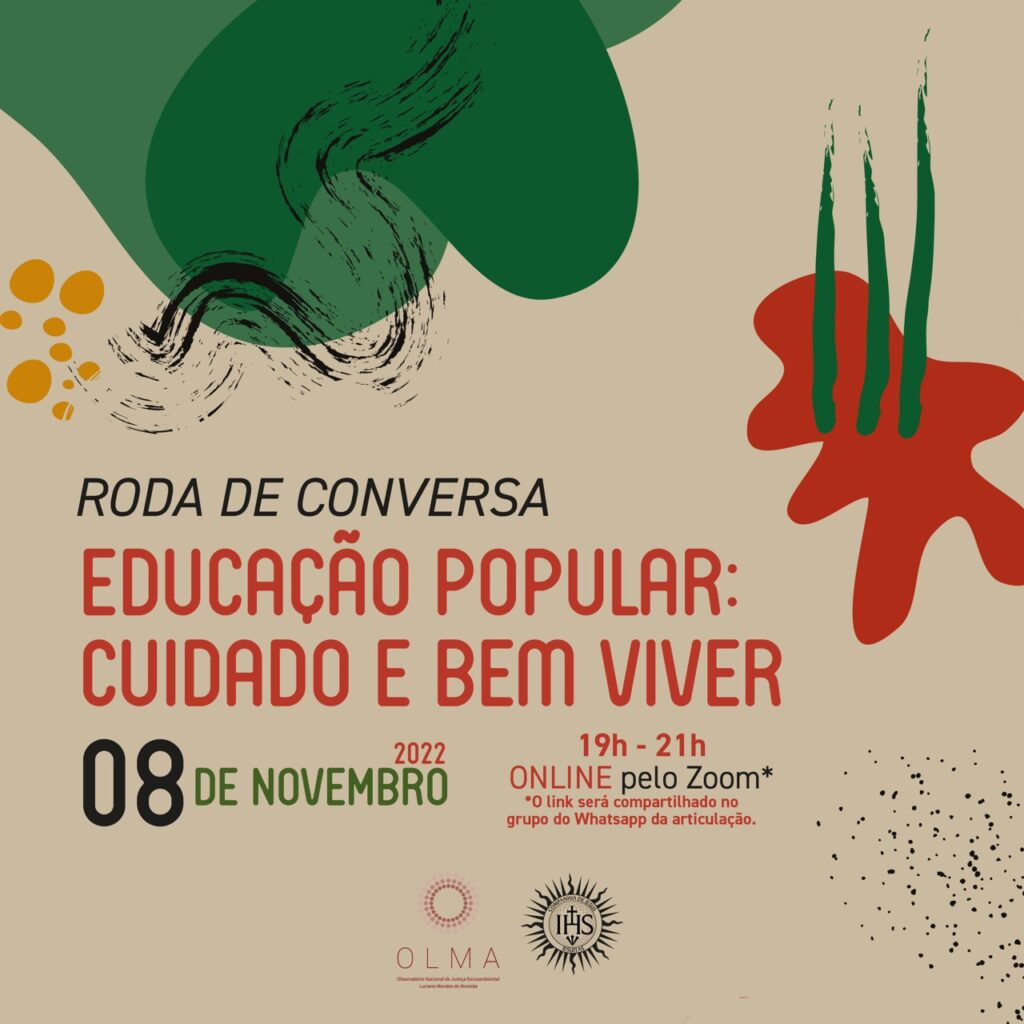 Roda de Conversa – Educação Popular: Cuidado e Bem Viver