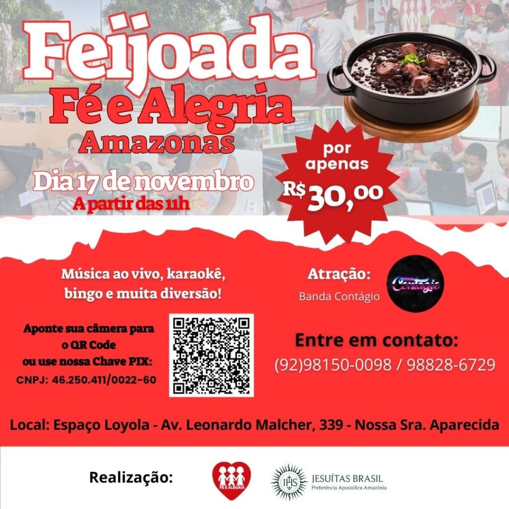 Feijoada Solidária da Fundação Fé e Alegria Amazonas