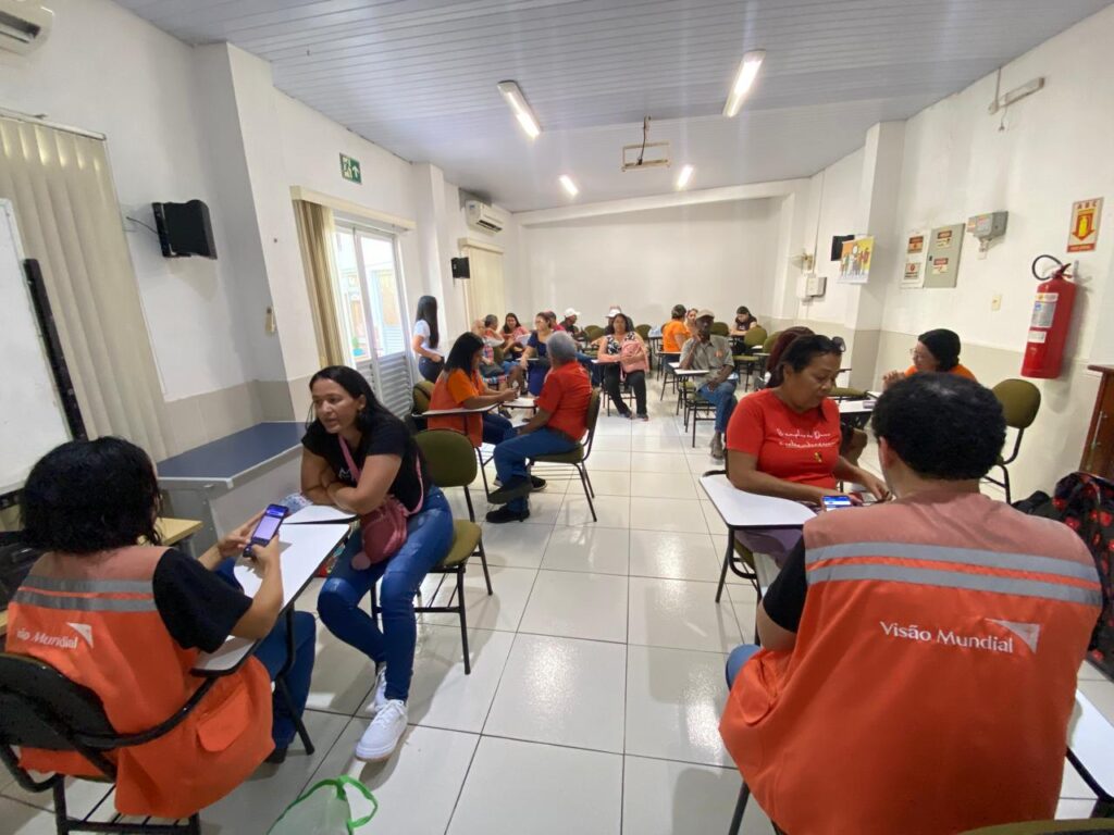 SJMR Manaus e Visão Mundial promovem manhã de acolhida e orientações para migrantes e refugiados